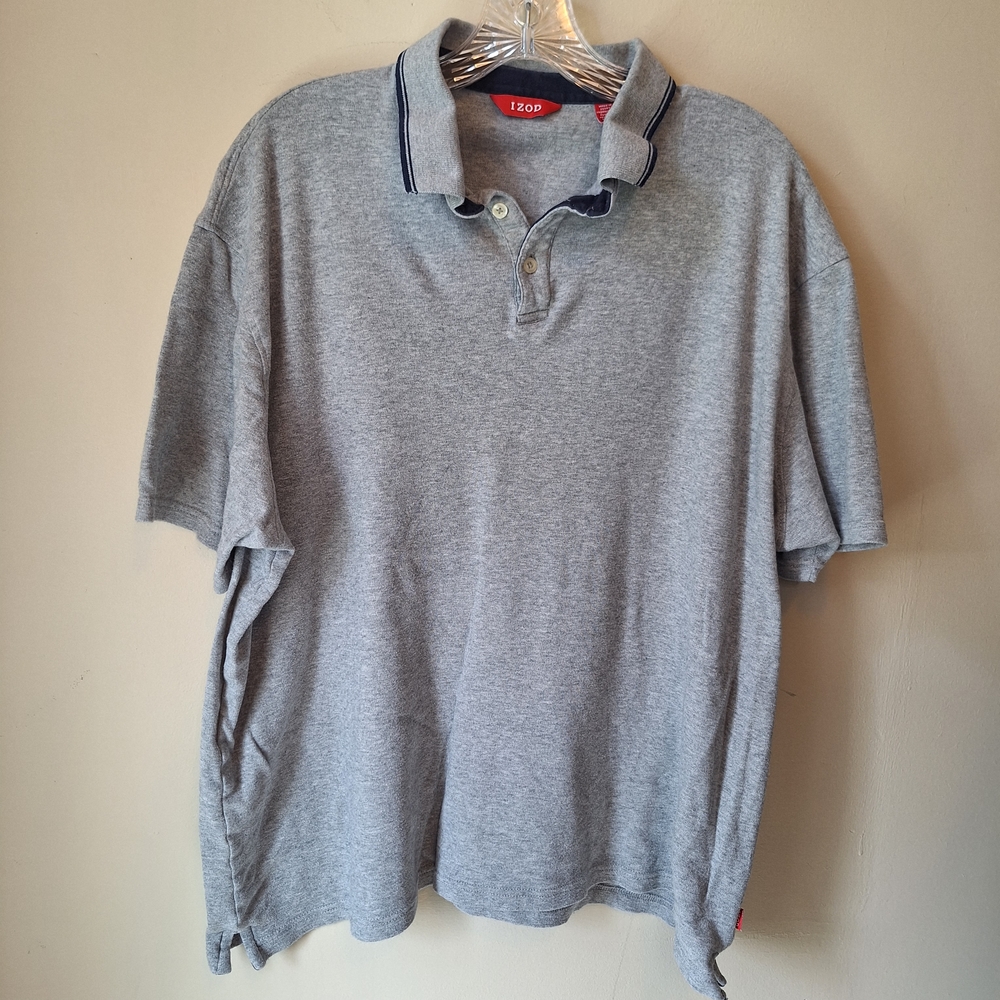 IZOD Men's Polo Shirt in Classic Gray